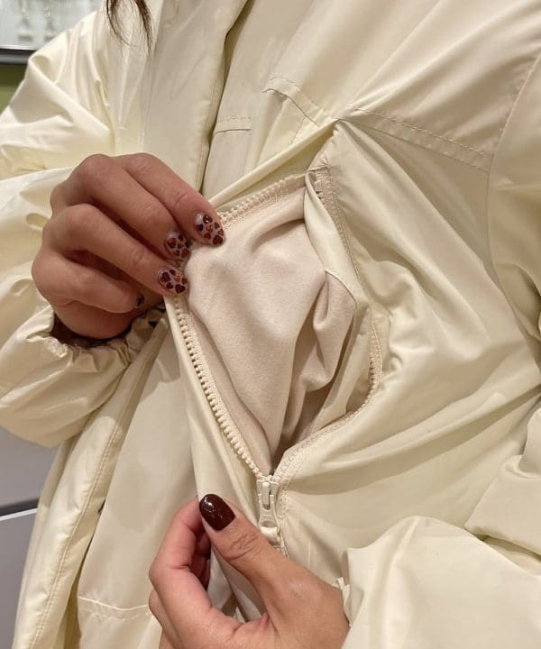 大木さんの「BEAMS WOMEN｜中綿 スタンドカラー ボリューム ブルゾン」を使ったコーディネート