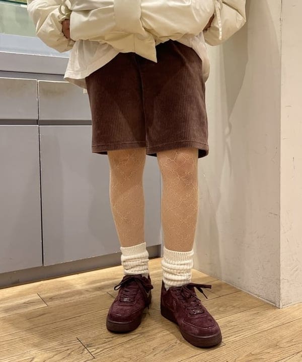 大木さんの「BEAMS WOMEN｜中綿 スタンドカラー ボリューム ブルゾン」を使ったコーディネート