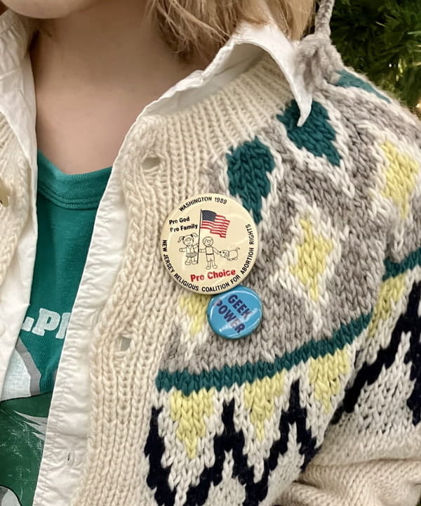 小原 もこさんの「BEAMS WOMEN｜ハンド ノルディック カーディガン」を使ったコーディネート