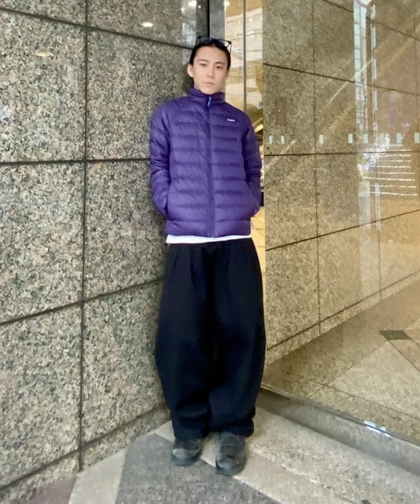 はるひむさんの「BEAMS WOMEN｜ワイドストレート ウィンドストップ スウェットパンツ」を使ったコーディネート