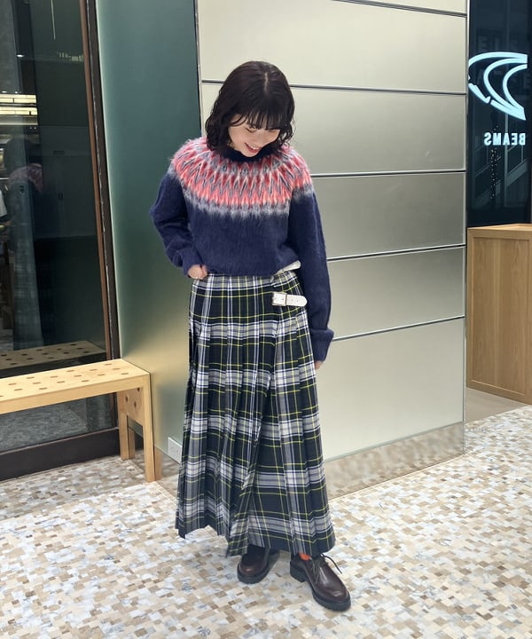 コユリンさまお取置き2/1⭐️2点⭐️ルネスカートとエムズグレイシーハイネックニット ビームス 新潟（1144494） スタイリング・コーディネイト｜BEAMS