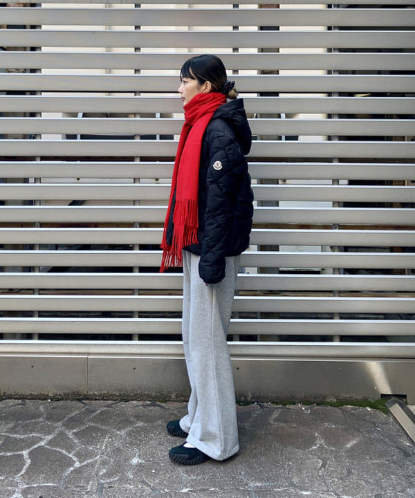 むりょさんの「BEAMS WOMEN｜カシミヤ ソリッド ストール」を使ったコーディネート