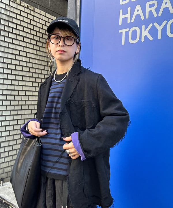 Heg.さんの「BEAMS WOMEN｜太 ウェリントン レンズ」を使ったコーディネート