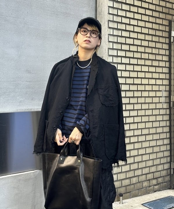 Heg.さんの「BEAMS WOMEN｜太 ウェリントン レンズ」を使ったコーディネート