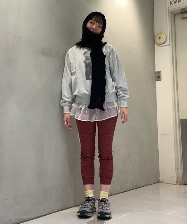 rinnaさんの「BEAMS WOMEN｜フリルベルト セット スウェットパンツ」を使ったコーディネート