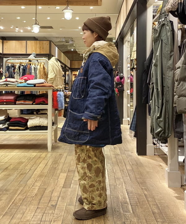 原口 愛さんの「BEAMS WOMEN｜【別注】orSlow &times; SIERRA DESIGNS / カバーオール」を使ったコーディネート