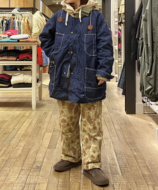 原口 愛さんの「BEAMS WOMEN｜【別注】orSlow &times; SIERRA DESIGNS / カバーオール」を使ったコーディネート