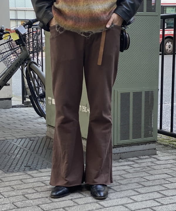 植木 竜也さんの「BEAMS WOMEN｜ワイドフィット レザー ジップブルゾン」を使ったコーディネート