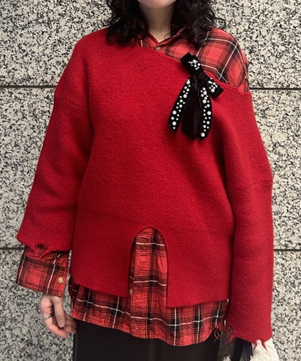 Sakiさんの「BEAMS WOMEN｜フェイクレザー セミタイトスカート」を使ったコーディネート