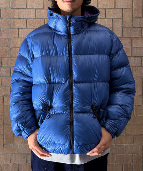 極美品◎ピルグリム フォックスエアー ノーカラージャケット ストライプ 紺 ピルグリム サーフ+サプライ 京都（1145109） スタイリング