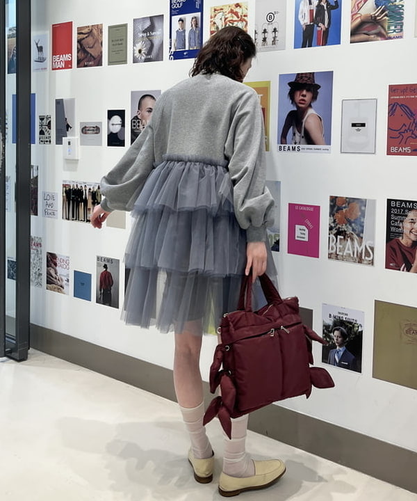 神坂 莉子さんの「BEAMS WOMEN｜【別注】Casselini / リボン ヘルメット バッグ」を使ったコーディネート