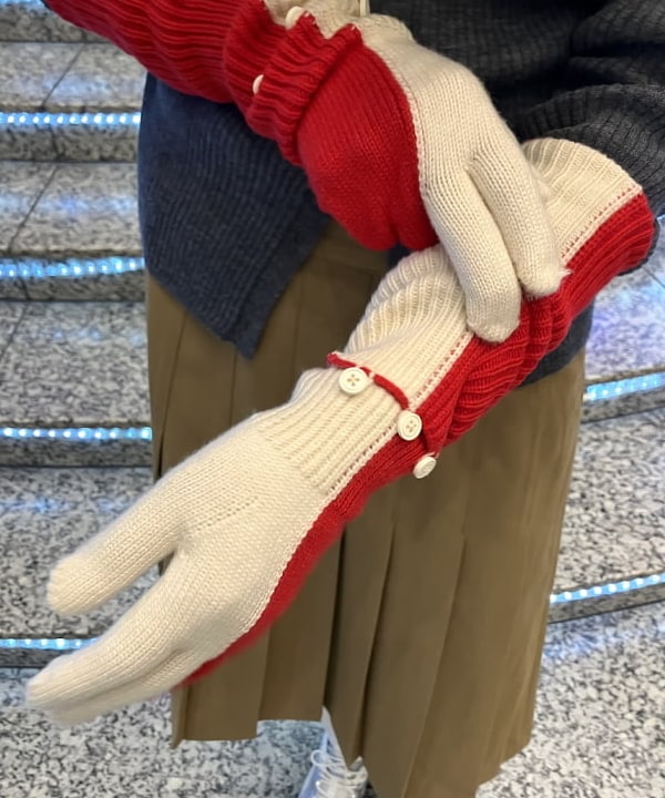 加歩さんの「BEAMS WOMEN｜ボア ビッグ ポケット ハーフ コート」を使ったコーディネート