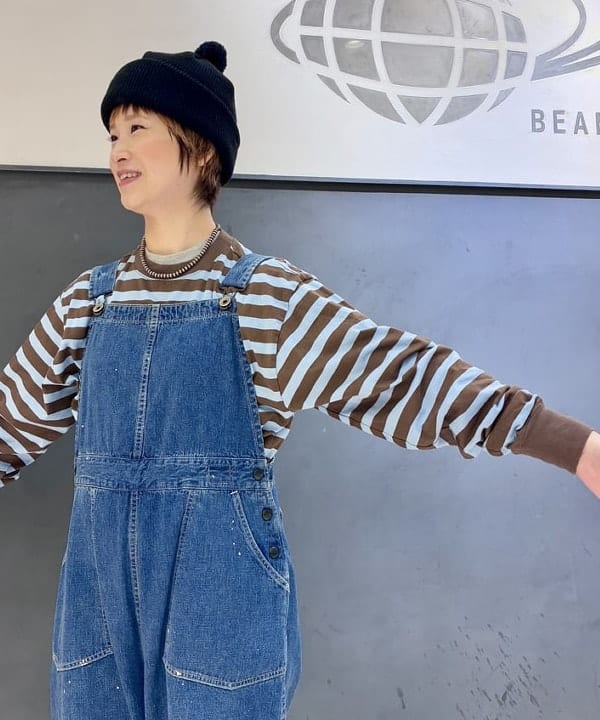 木村 梨香さんの「BEAMS WOMEN｜ベーシック ボーダー ロングスリーブ」を使ったコーディネート