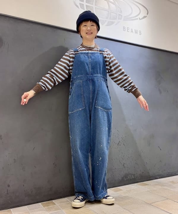 木村 梨香さんの「BEAMS WOMEN｜ベーシック ボーダー ロングスリーブ」を使ったコーディネート