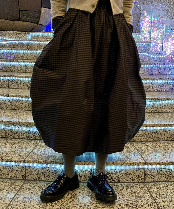 小原 もこさんの「BEAMS WOMEN｜リブタートル ロングスリーブ カットソー」を使ったコーディネート