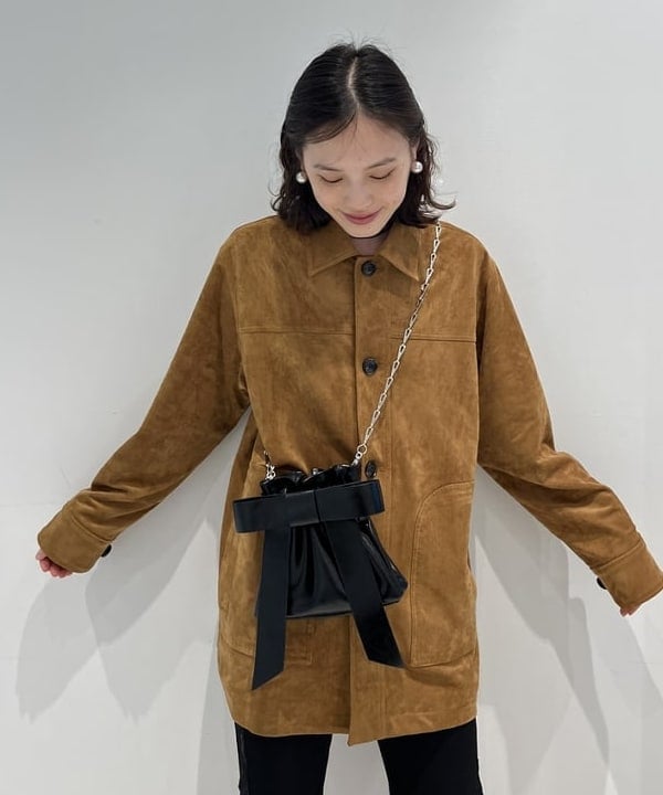 神坂 莉子さんの「BEAMS WOMEN｜リボン チェーン バッグ」を使ったコーディネート