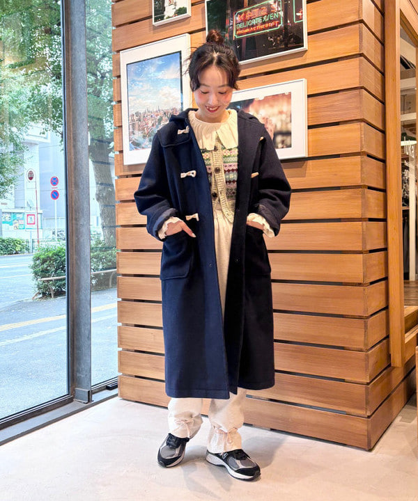 おのすさんの「BEAMS WOMEN｜フェアアイル 5分袖 カーディガン」を使ったコーディネート