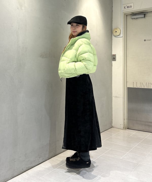 桃羽さんの「BEAMS WOMEN｜【別注】Marmot / ショート ダウンジャケット」を使ったコーディネート