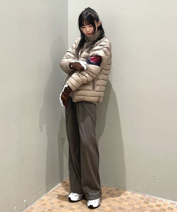 加歩さんの「BEAMS WOMEN｜THE NORTH FACE / エンライドコンバーチブルダウンジャケット」を使ったコーディネート