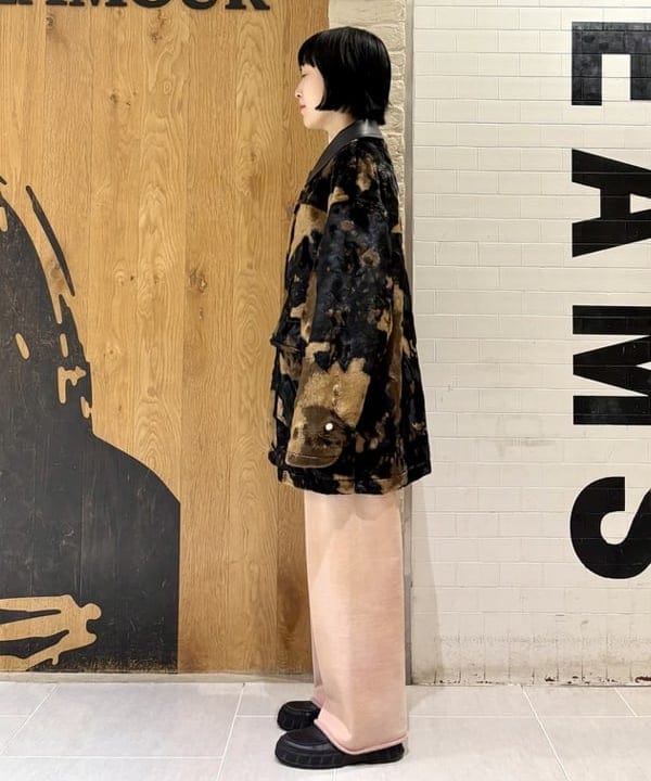 amaさんの「BEAMS WOMEN｜RBS / フェイクファー ステンカラー コート」を使ったコーディネート