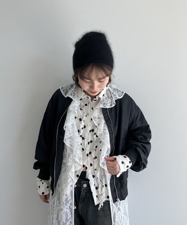 渡邊 舞さんの「BEAMS WOMEN｜アンゴラ混 ビーニー」を使ったコーディネート