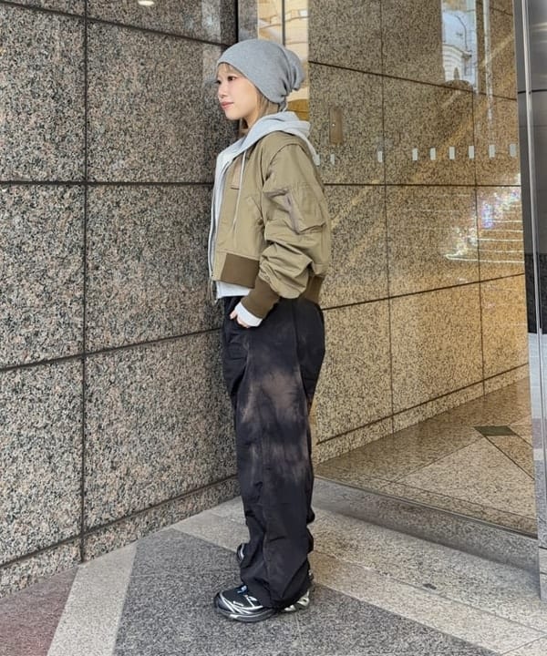まゆちゃんさんの「BEAMS WOMEN｜スウェット ジップ フーディー」を使ったコーディネート