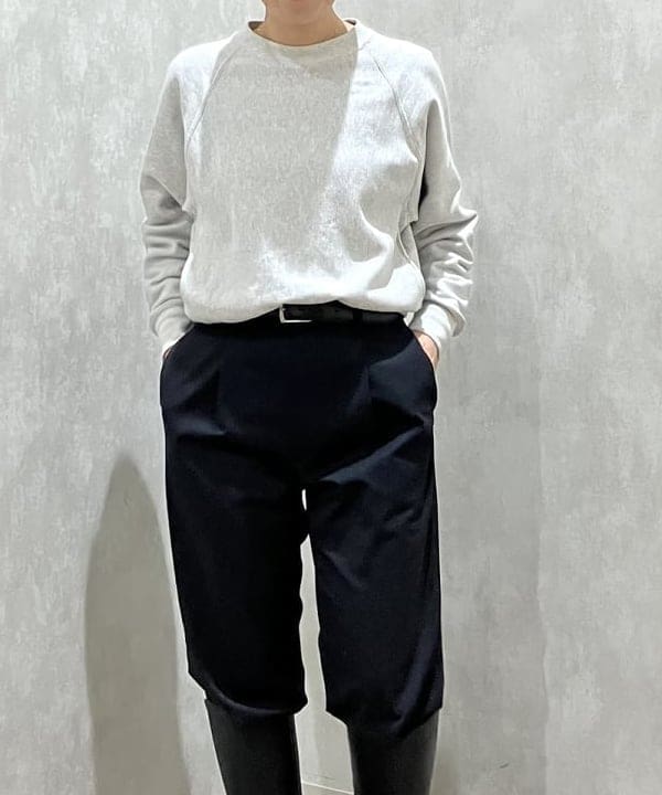 NATSUKIさんの「BEAMS WOMEN｜BATONER / メランジ 裏毛 クルーネック トップス」を使ったコーディネート