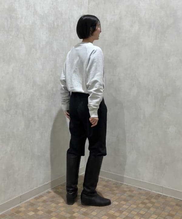 NATSUKIさんの「BEAMS WOMEN｜BATONER / メランジ 裏毛 クルーネック トップス」を使ったコーディネート