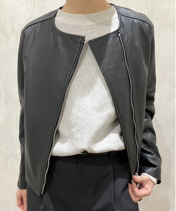 NATSUKIさんの「BEAMS WOMEN｜BATONER / メランジ 裏毛 クルーネック トップス」を使ったコーディネート