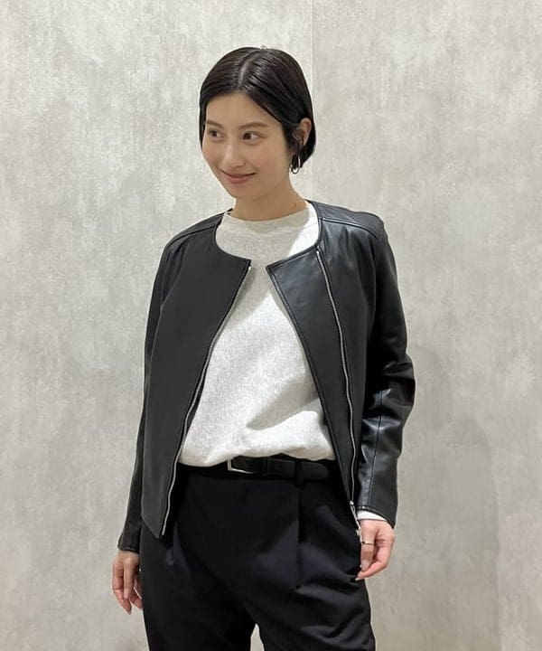 NATSUKIさんの「BEAMS WOMEN｜BATONER / メランジ 裏毛 クルーネック トップス」を使ったコーディネート