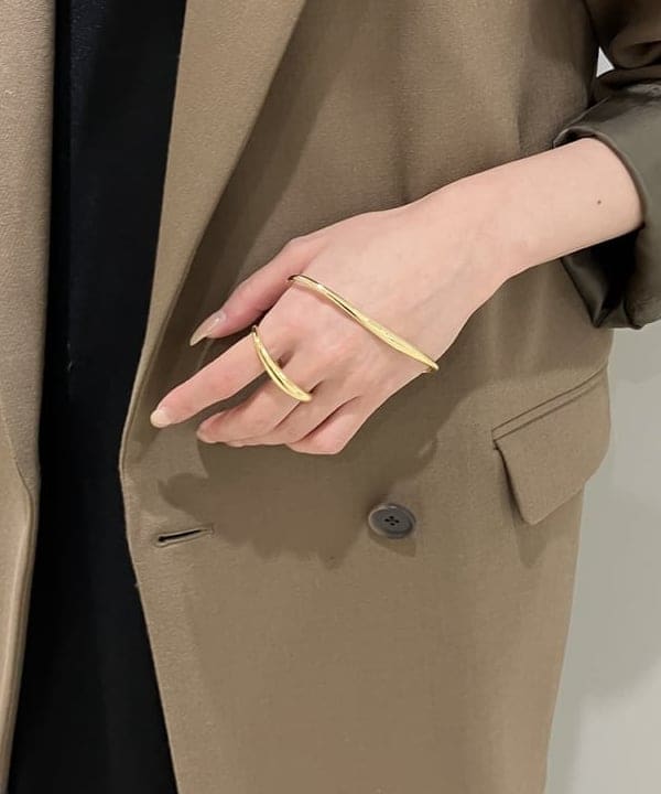 nodokaさんの「BEAMS WOMEN｜ダブルクロス ロング ジャケット」を使ったコーディネート