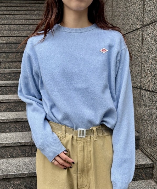 はやしあかねさんの「BEAMS WOMEN｜DANTON / WOMEN'S LAMBSWOOL CREW NECK KNIT PULLOVER」を使ったコーディネート