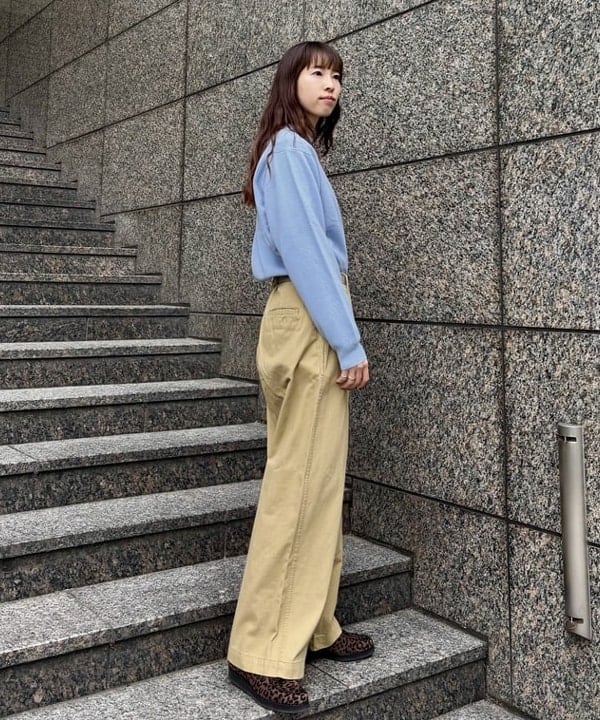 はやしあかねさんの「BEAMS WOMEN｜DANTON / WOMEN'S LAMBSWOOL CREW NECK KNIT PULLOVER」を使ったコーディネート