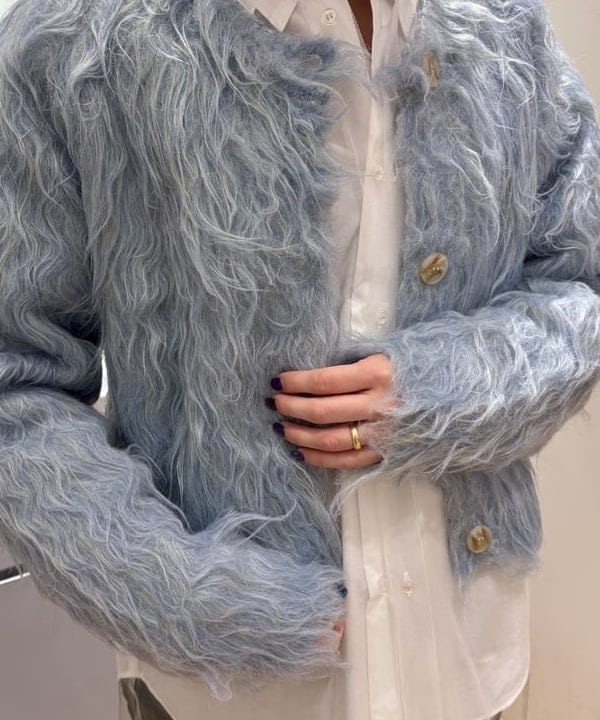 ちりこさんの「BEAMS WOMEN｜RBS / フェイクファー ステンカラー コート」を使ったコーディネート