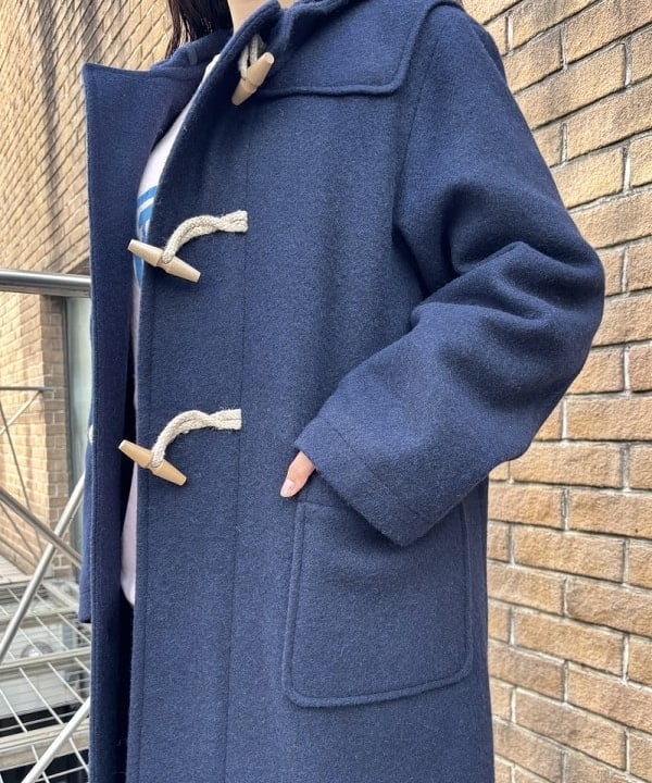 チナツさんの「BEAMS WOMEN｜モッサー ロング ダッフルコート 25FW」を使ったコーディネート