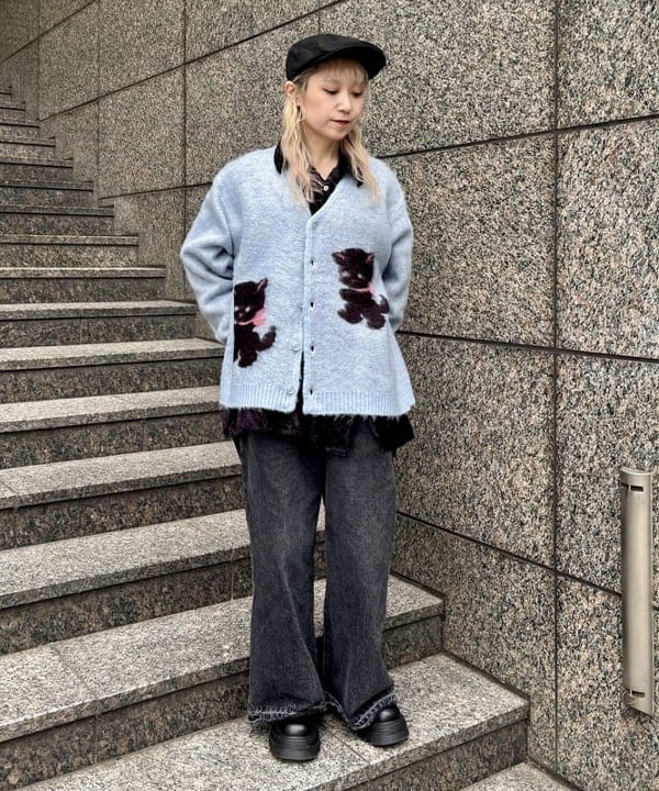 YABUさんの「BEAMS WOMEN｜ビッグ ハンチング」を使ったコーディネート