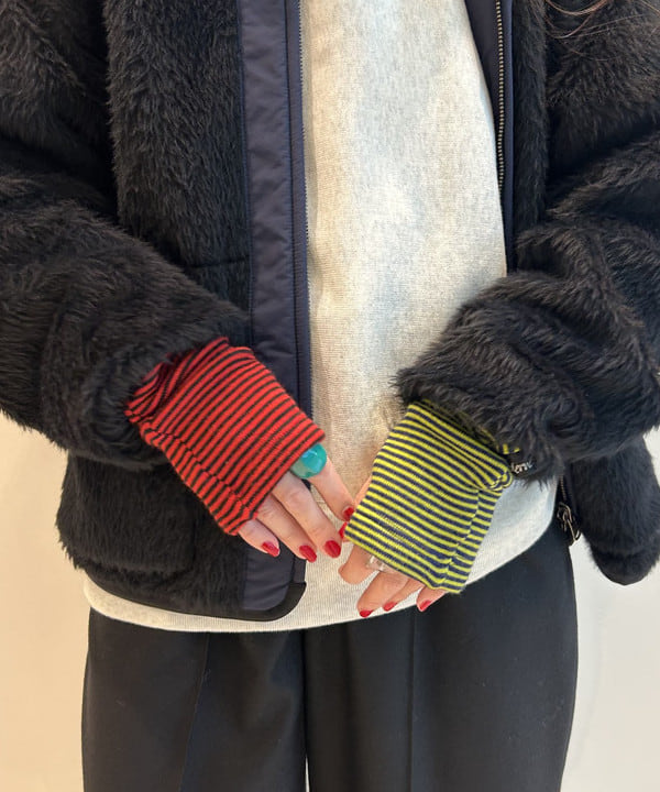 清水 彩乃さんの「BEAMS WOMEN｜【別注】WILDERNESS WEAR / Arm Warmer」を使ったコーディネート