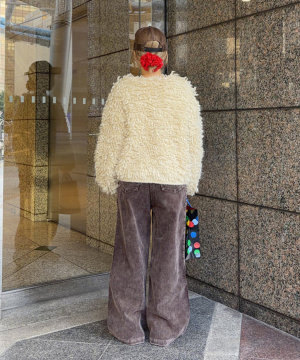 まゆちゃんさんの「BEAMS WOMEN｜ミックス ループ編み ニット ジャケット」を使ったコーディネート