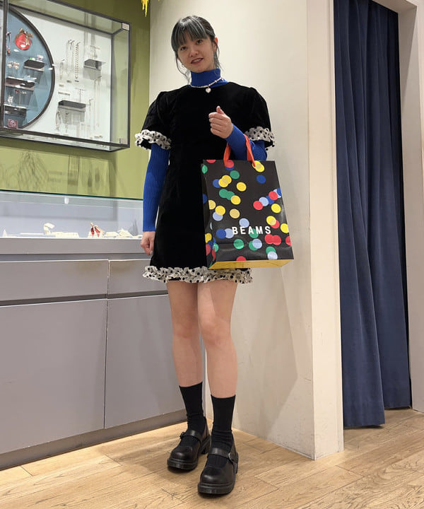 ゆいさんの「BEAMS WOMEN｜14ゲージ リブ タートル ネック ニット」を使ったコーディネート