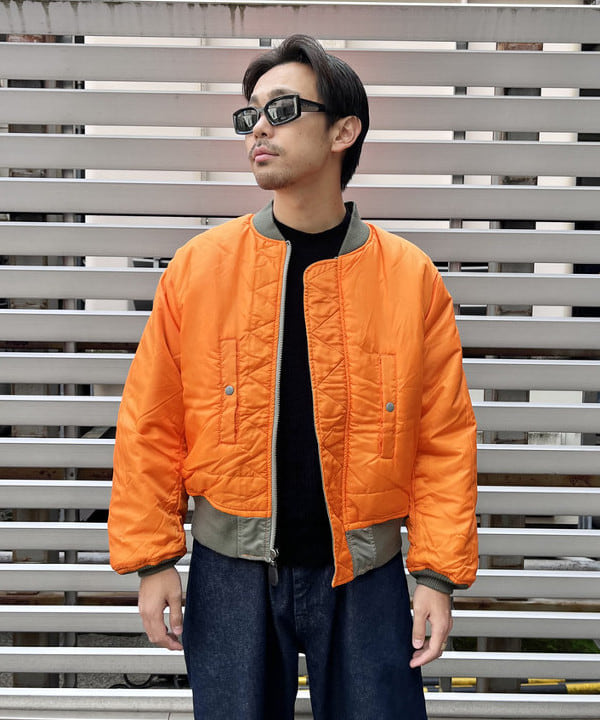 槙山 賢斗さんの「BEAMS WOMEN｜リラックスフィット THERMOLITE(R) MA-1 （撥水）」を使ったコーディネート