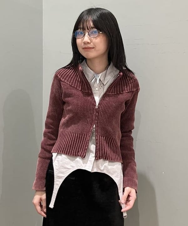 加歩さんの「BEAMS WOMEN｜中綿 スタンドカラー ボリューム ブルゾン」を使ったコーディネート