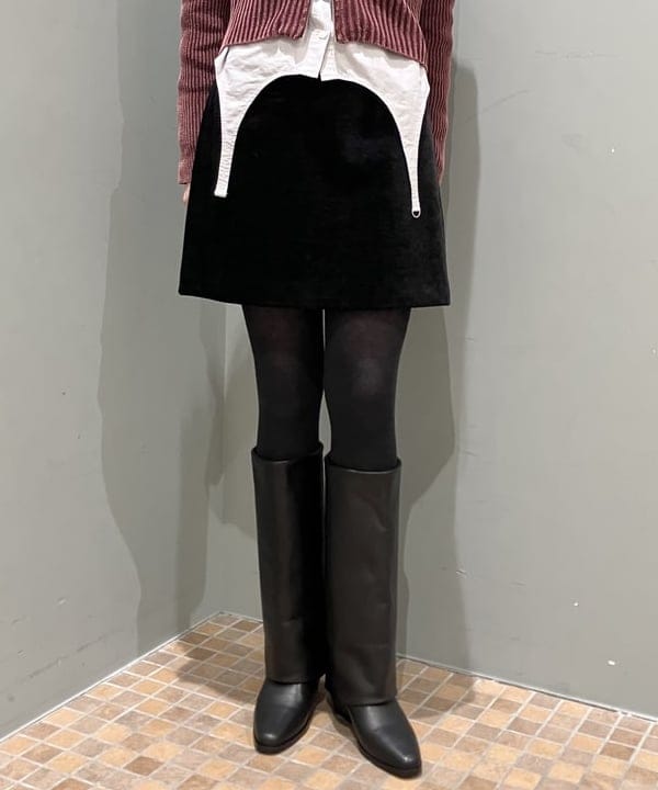 加歩さんの「BEAMS WOMEN｜中綿 スタンドカラー ボリューム ブルゾン」を使ったコーディネート