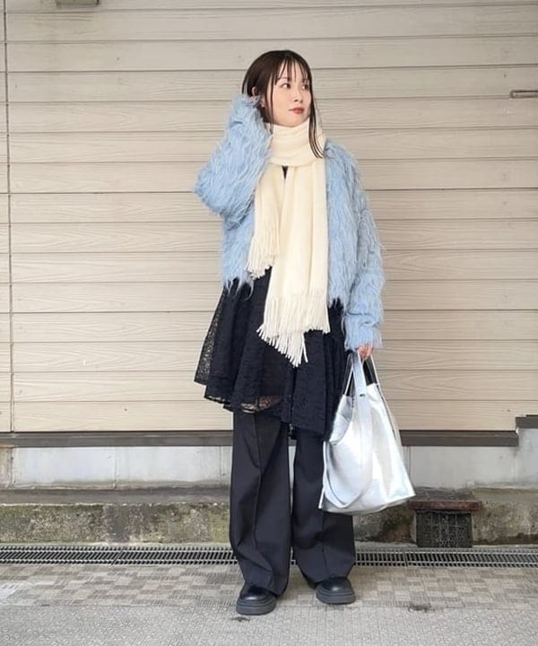 カタヤマ アヤさんの「BEAMS WOMEN｜GHOSPELL / Hera Lace Dress」を使ったコーディネート