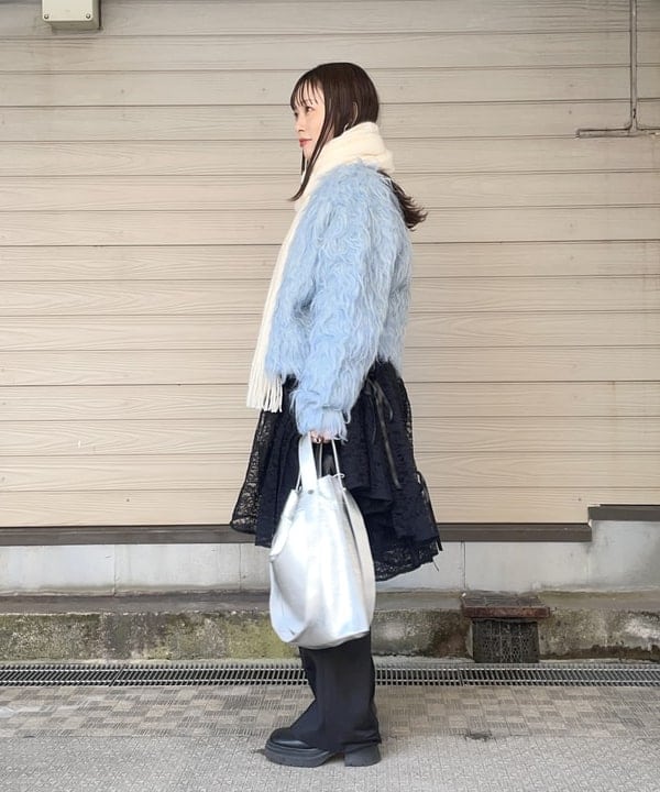 カタヤマ アヤさんの「BEAMS WOMEN｜GHOSPELL / Hera Lace Dress」を使ったコーディネート