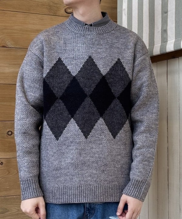 体型カバー効果❣️値下げしましたポールスミス ニットバイカラー リバーシブルコート ビーミング ライフストア by ビームス くずはモール店（1148224