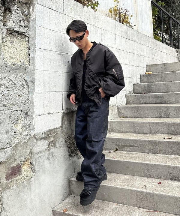 ジャケット・アウター Ishii clubman / beams / bomber BEAMS HARAJUKU LIMITED STORE（1148260） スタイリング