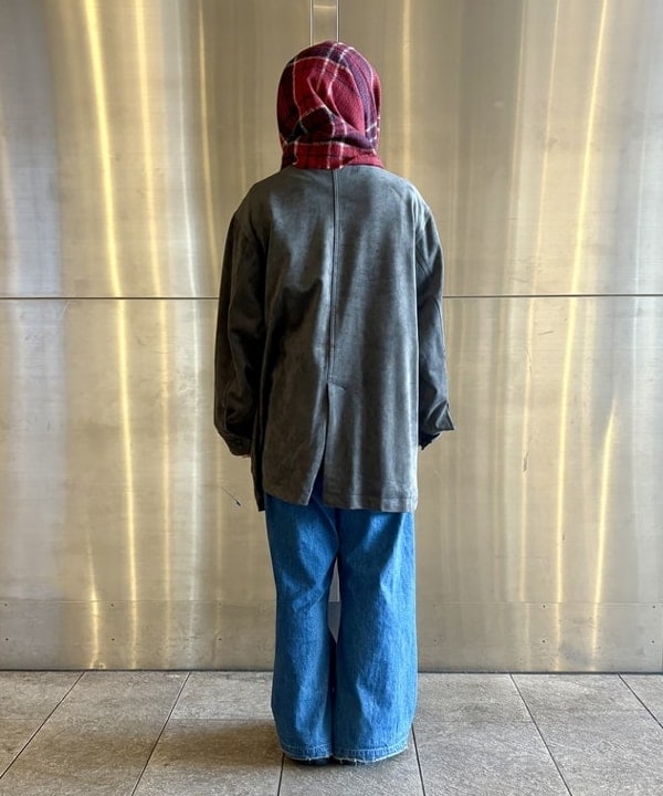 みりさんの「大判 チェック柄 ストール」を使ったコーディネート