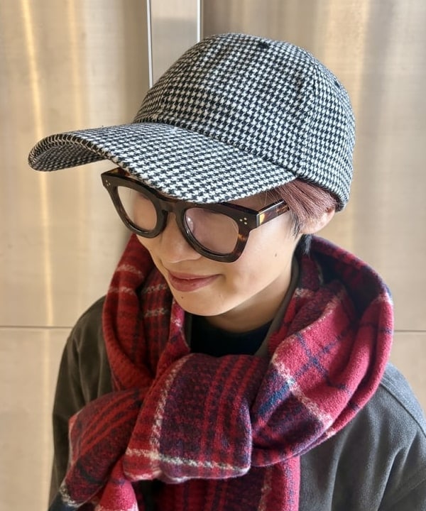 みりさんの「大判 チェック柄 ストール」を使ったコーディネート