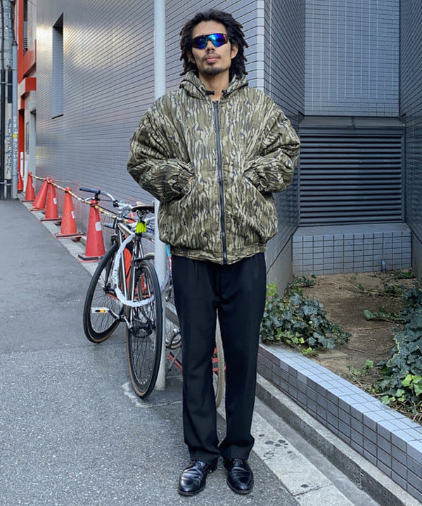 その他ブランド / 50s/le favori/コットンストライプピケ/ボトム/コットン/GRY/ストライプ ビームス ストリート 梅田（1148729） スタイリング・コーディネイト