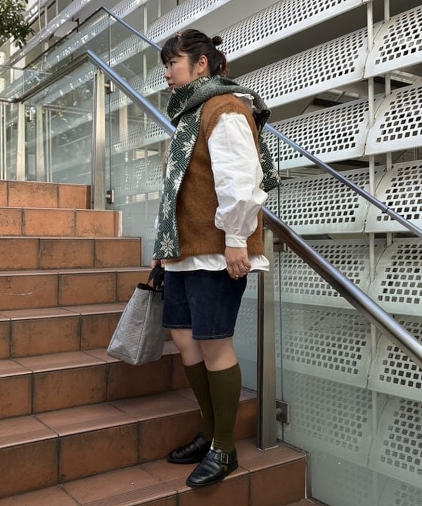 イガラシさんの「BEAMS WOMEN｜BAG'n'NOUN / HOMES HOUNDSTOOTH」を使ったコーディネート